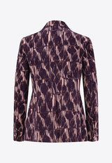 Dries Van Noten Beaura Double-Breasted Corduroy Blazer Purple 2520104292331358_Purple_29848352