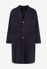 Paltò Cameron Single-Breasted Buttoned Coat Black B51PUCAMEDOU205_Black_35065849