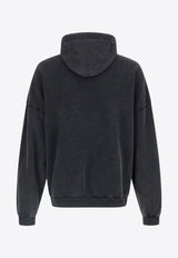 Balenciaga BB Icon Stencil Oversized Hoodie Black 850349TTVD71041_FADED BLACK_37029898