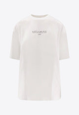Off-White Slogan Print Crewneck T-shirt White OWAA13FF25JER0030110_White_31986629