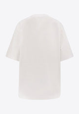 Off-White Slogan Print Crewneck T-shirt White OWAA13FF25JER0030110_White_31986629