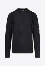 C.P. Company Signature Lens Fleece Sweater Charcoal 19CMKN307A006170A652_CAPERS_29841176
