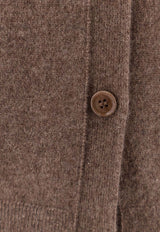 Hugo Boss Essential Cashmere Cardigan Brown 50548814247_OPEN BROWN_30893677