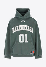 Balenciaga Oversized Basketball Hooded Sweatshirt Green 821861TTVG36399_Green_37029899