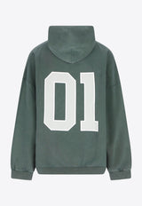 Balenciaga Oversized Basketball Hooded Sweatshirt Green 821861TTVG36399_Green_37029899