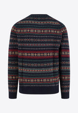 Polo Ralph Lauren Patterned Wool Sweater Multicolor 710981615001_NAVY COMBO_29842881