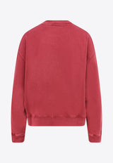 Axel Arigato Distorted Logo Washed Sweatshirt Burgundy A3013004BURGUNDY_Purple_33001994