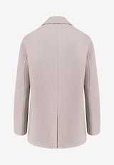 Paltò Ariella Double-Breasted Wool Coat Beige B51PDARIEDOU702_Bianco grigio_35065885