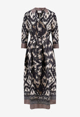 Pierre-Louis Mascia Aloe Printed Maxi Shirt Dress Multicolor ALOESAB11899516289101_MultiColour_35066004