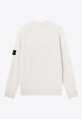 Stone Island Wool V-neck Sweater White K2S155100065S00B4V0M93_White_29840080