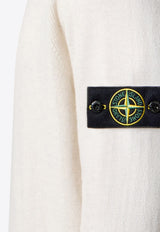 Stone Island Wool V-neck Sweater White K2S155100065S00B4V0M93_White_29840080