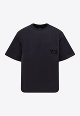 Y-3 Logo Print Crewneck T-shirt Black JY4555BLACK_Black_36145232