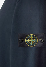 Stone Island Logo Patch Crewneck Sweatshirt Blue K2S156100022S0A20V0020_Blue_29840231