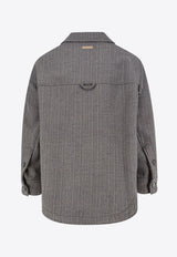 AMI PARIS Wool-Blend Overshirt Gray UJK824WV00800711_GRIS IVOIRE_29843683