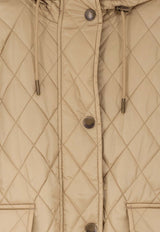 Burberry Stitched Quilted Jacket Beige 8113116B8626_FLAX_29839389