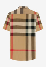 Burberry Vintage Check Short-Sleeved Shirt Beige 8079591A7028_Beige_29838836
