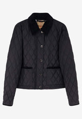 Burberry Witney Quilted Jacket Black 8107465C1900_BLACK/SAND IP CHECK_29840328