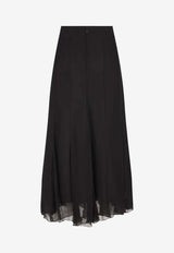 Chloé Muslin Silk Maxi Skirt Black CH25WJU20001001_Black_38331651
