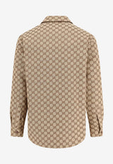 Gucci GG Supreme Canvas Overshirt Camel 794808ZAF4S2580_CAMEL/EBONY_29851669