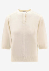Bottega Veneta Wool Sweater 831474V5NE09071_CHALK_34722797