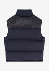 Bottega Veneta Intrecciato-Inserted Padded Vest 837050V5O604246_Blue_29770199
