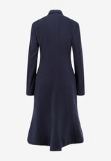 Balenciaga Godet Double-Breasted Wool Coat Blue 850608TQU148230_Blue_38913515