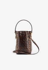 Fendi Mini Mon Tresor Leopard Print Bucket Bag Brown 8BS109AV54F1N1S_TABACCO+MORO+OS_29850720