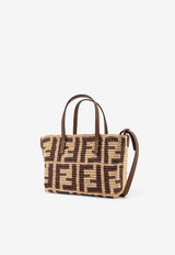 Fendi Mini Roll FF Logo Basket Bag Beige 8BS096AS3BF1PII_Beige_38913109