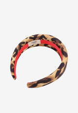Fendi Leopard Print Headband Brown FXQ711AVP6F0QF0_Brown_31184194