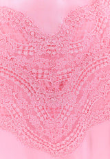 Gucci Lace-Trimmed Halterneck Silk Satin Dress Pink 839410XUAM65426_POWDER BLUSHY PINK_29853423