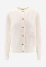 Bottega Veneta Rib-Knit Wool Cardigan 835337V5L709071_CHALK_29770158