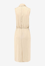 Gucci Silk Tied Midi Dress Beige 849716ZAM5B9853_GARDENIA_29854428