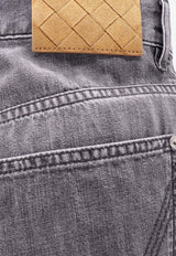 Bottega Veneta Washed-Out Straight-Leg Jeans 841027V5SO01003_washed black_29770207