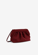 Themoirè Bios Faux Suede Clutch Bag Bordeaux TMFW25BSUE120PRUNE_Prune_35065760