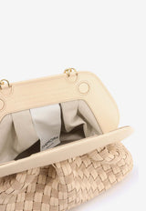 Themoirè Tia Faux Leather Clutch Bag Ivory TMFW25TMWSUE81SHELL_Ivory_35065949