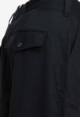 Pleated Buttoned Pants