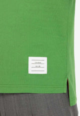 Thom Browne 4-bar Stripes Long-Sleeved T-shirt Green FJS103G07862_330