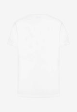 Off-White Arrow Print Slim T-shirt White OMAA027F25JER00F_0110