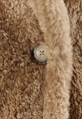 Hugo Boss Catedy Faux Fur Coat Beige 50548583222_Rust copper_30893655