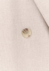 Hugo Boss Jukana Wool-Blend Double-Breasted Blazer White 50548736118_OPEN WHITE_30893602