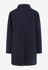 Paltò Cantuccio Single-Breasted Buttoned Coat Navy B51PUCANTFWO205_Black_35065866
