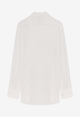 Tom Ford Long-Sleeved Plastron Shirt White TW1572009QPTFKAW0G_White_30005262