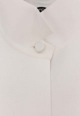 Tom Ford Long-Sleeved Plastron Shirt White TW1572009QPTFKAW0G_White_30005262