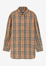 Burberry Signature Check Buttoned Shirt Beige 8111851A7028_Beige_29838787