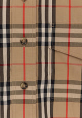Burberry Signature Check Buttoned Shirt Beige 8111851A7028_Beige_29838787