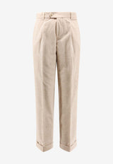 Hugo Boss Straight Corduroy Pants Beige 50549641287_Open beige_30893689