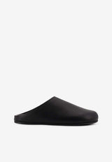 The Row Hudson Leather Relaxed Slippers Black F1705L636BLK_Black_29856069