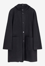 Paltò Single-Breasted Buttoned Coat Black B51PXTONIFWONER_Black_35065782