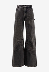 Ih Nom Uh Nit Carpenter Wide-Leg Jeans Black NUW25305D57_Washedblack_35065745