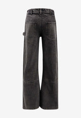 Ih Nom Uh Nit Carpenter Wide-Leg Jeans Black NUW25305D57_Washedblack_35065745